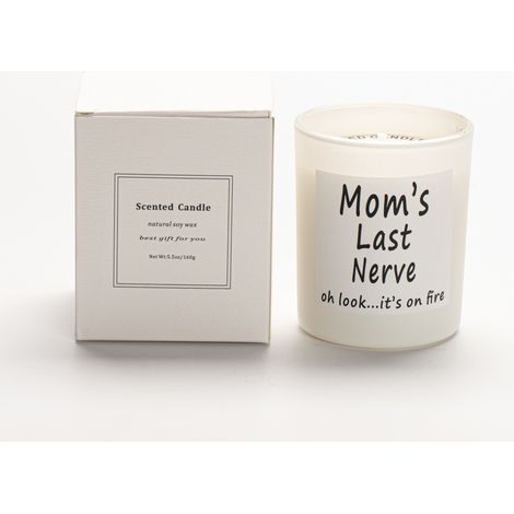 Bougie parfumée à la cire de soja, cadeau fête des mères, remerciement, pendaison de crémaillère, lot de bougies artisanales parfumées pour la maison. (1/5)