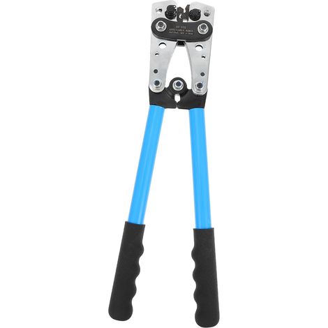 1-teilige HX-Kabelcrimpzange mit Ratschenmechanismus. Ergonomisches und langlebiges Verdrahtungswerkzeug für Elektriker und Bauarbeiter