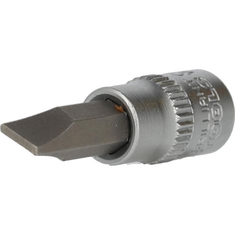 BRILLIANT TOOLS  1/4" Vaso  con punta  de destornillador  ranurada 1,2  x 7  mm - BT020813 (1/4)