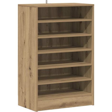 Maison Exclusive - Scarpiera Rovere Artigianale 60x35x92 cm in Legno Multistrato