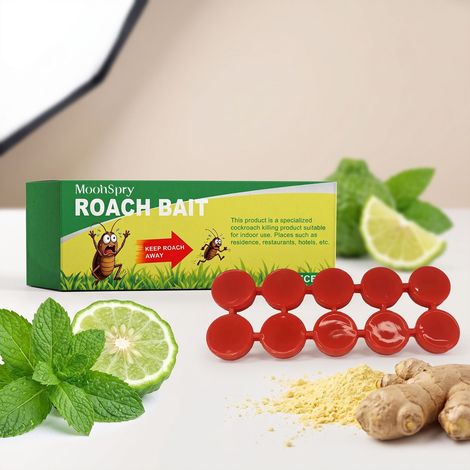 Mini cockroach bait box, suitable for use in kitchens, bathrooms, living rooms, and bedroom crevices to trap cockroaches -- 30 pieces (1/5)