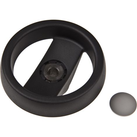 Volant de manœuvre RS PRO 80mm, 8mm Ø de montage en Polymère ( Prix pour 1 )