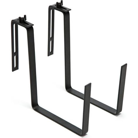 Série Bouquet - Support pour jardinière en métal - Noir - Lot de 2 (1/5)