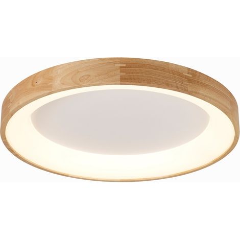 PLAFON DE LED MADERA 30W 3000K (1/2)