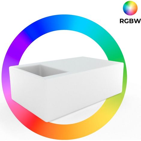 Mesa Luminosa LED RGBW Con Bandeja Para Hielo - 24W -