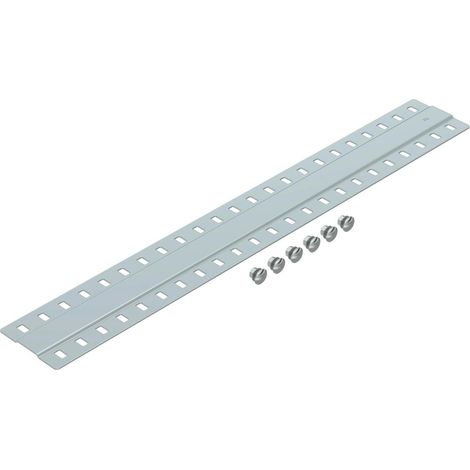 OBO Bettermann Listón de empalme ancho, con 6 fijaciones B600mm acero cincado, 7070233