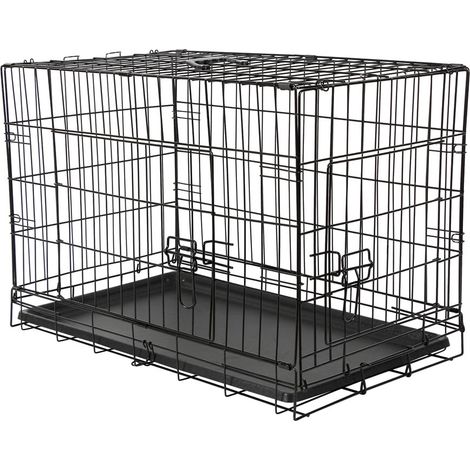 Scatola di trasporto per cani Melko Scatola di trasporto per gatti pieghevole 107x75,5x70 cm Gabbia in filo metallico
