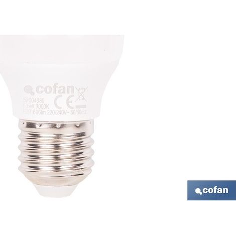 Kugel LED-Glühbirne E27 6,5 W 806 lm 3000 K (1/4)