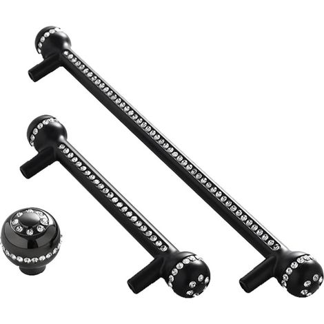 Poignée de meuble type boule, boutons porte placard dorés (1/5)
