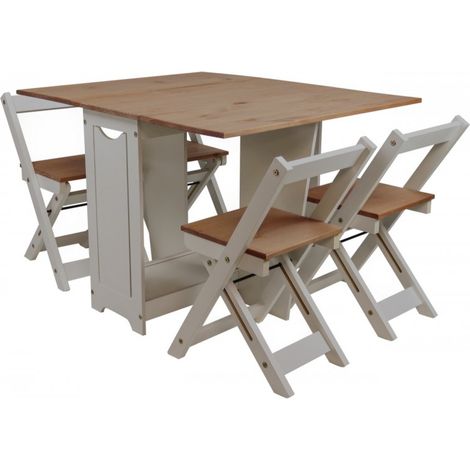 Corona Grey Wax Butterfly Dining Set