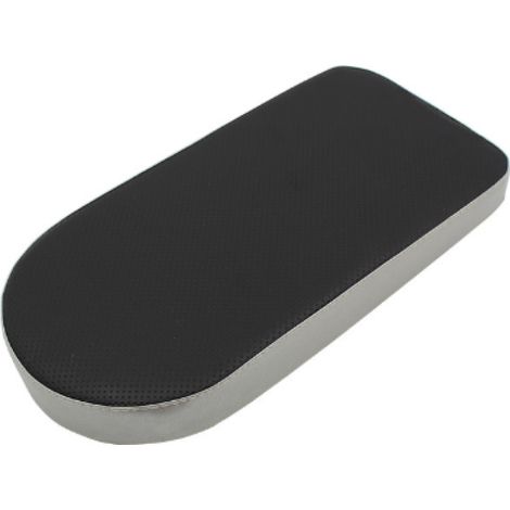 Coussin de siège arrière - Coussin universel souple noir à bordure argentée (1/5)