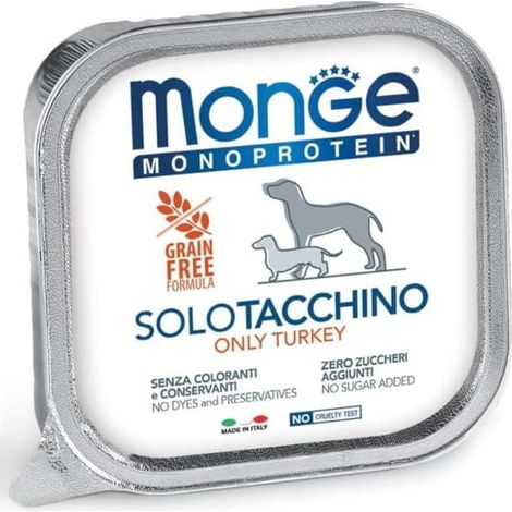 Monge Dog Monoprotein Solo Pavo 150 g