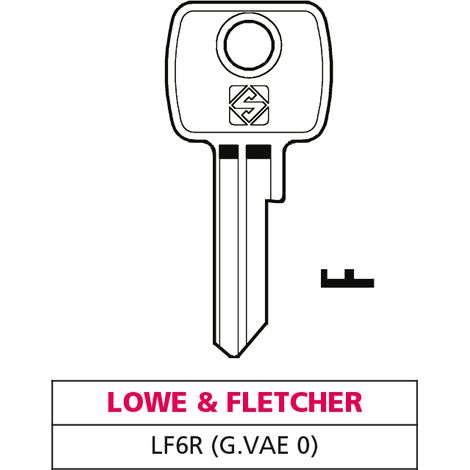 Silca CHIAVE OTTONE LF6R (G. VAE 0) LOWE & FLETCHER 10.00 pz