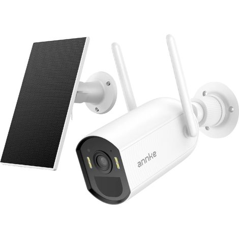 Cámara de seguridad, resolución Ultra HD de 4 MP, alimentada por energía solar, conectividad WiFi de doble banda, detección inteligente de personas mediante PIR, audio bidireccional. (1/5)