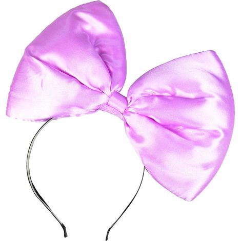 Fiocco sulla fascia per capelli - rosa gigante