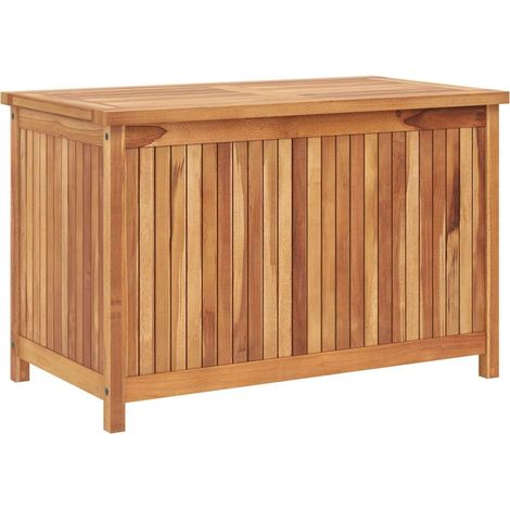 Baule da Giardino 90x50x58 cm in Legno Massello di Teak vidaXL