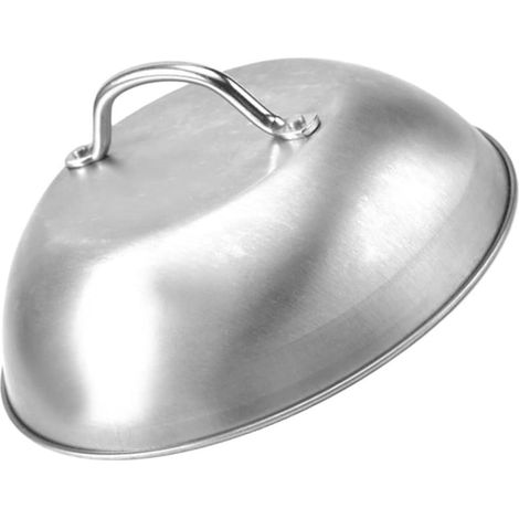 Robuster Edelstahl Steak Cover Halbkugelförmige Abdeckhaube