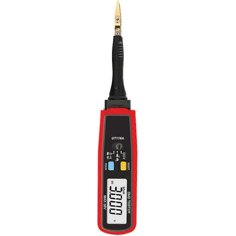 Testeur de composants électroniques léger, 6000 points, écran LCD, fonction de sélection automatique de la gamme, multicolore, pour le diagnostic des circuits (1/5)