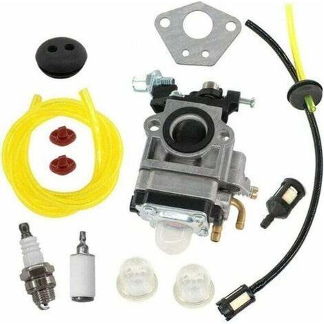 Carburateur Moteur Débroussailleuse 43cc 52cc 1E40F-5 avec Bougie Allumage et Filtre à Essence Compatible TL43 TL52 (1/4)