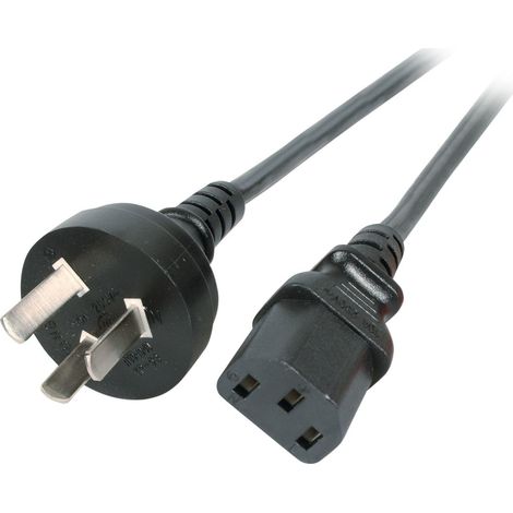 EFB CÂBLE D'ALIMENTATION CHINE - C13 180° - NOIR - 1,8 M - 3 X 0,75 M EK492.1,8V2