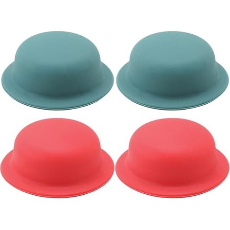 4 Pieces Silicone Pot Lid Handle Knob Anti-Burning Heat Resistant Universal Replacement for Saucepan Lids Easy to Clean and Install (1/5)