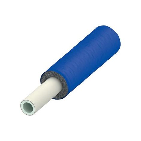 TECElogo Mehrschichtverbundsrohr, vorgedämmt, 6mm Dämmung blau, (1/2)