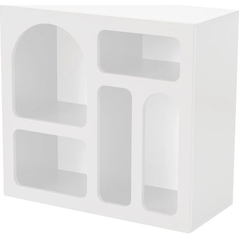Console avec 5 niches - Blanc - LUELA (1/10)