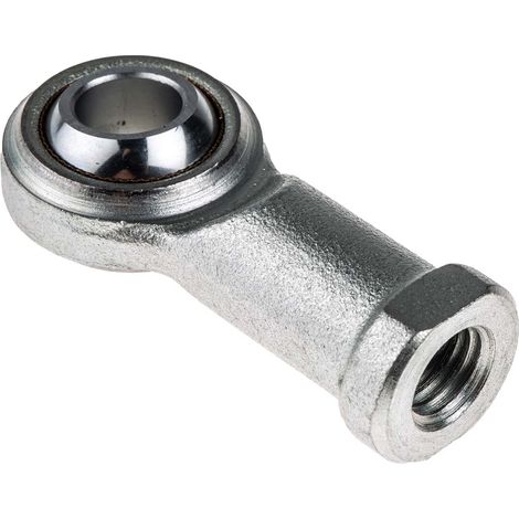 Embout à rotule RS PRO, Femelle, alésage 12mm, longueur 65mm, en Acier ( Prix pour 1 ) (1/4)