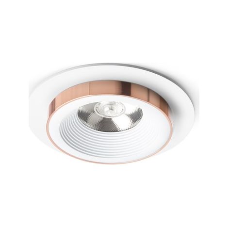 Faretto SHARM R I da incasso bianco rame 230V LED 10W 24° 3000K