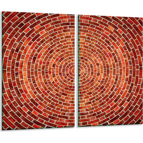 Tagliere in vetro 2 pezzi 30x52 cm con motivo (1/5)