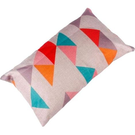 Housse de coussin 30x50 cm, motif abstrait coloré