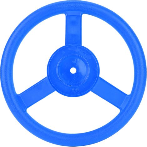 Volant de jeu bleu pour aire de jeux extérieure - Accessoire de balançoire pour enfants en plastique durable