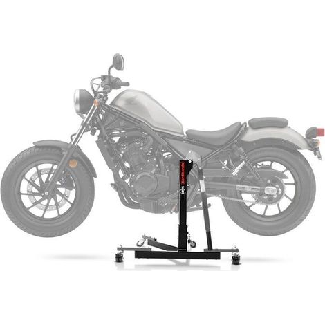 Cavalletto da officina Centrale Power Evo per Honda Rebel 500 17-25 grigio
