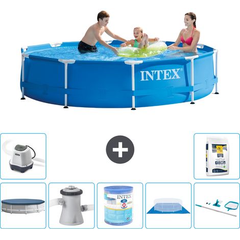 Intex Piscina con struttura Rotonda - 305x76 cm - 7-pezzi S41499 (1/5)
