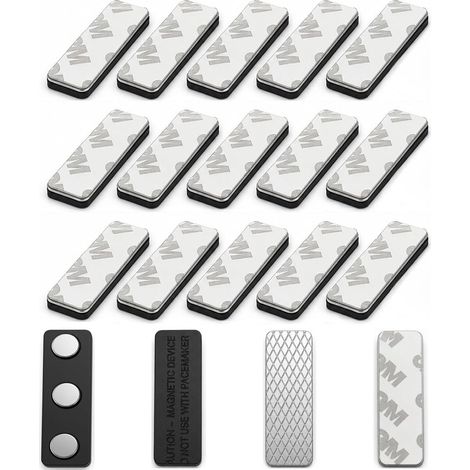 Confezione da 15 clip magnetiche per zanzariere, chiusura magnetica, riutilizzabili, al neodimio, per zanzariere, finestre e porte-finestre. (1/5)
