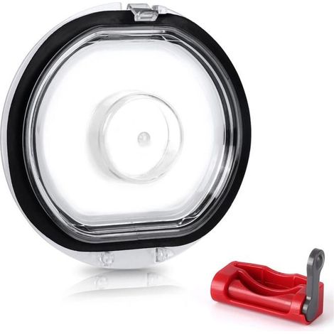 Couvercle de Poubelle pour Dyson V7 V8 SV10 SV11 Couvercle Supérieur de Remplacement de la Tasse à Poussière avec Verrouillage à (1/4)