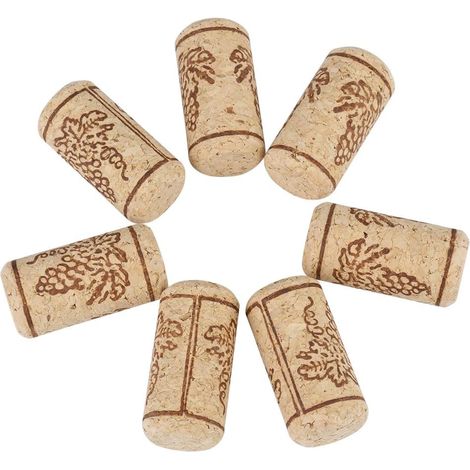 Lot de 100 bouchons liège - bois - pour bouteilles et bocaux (1/5)