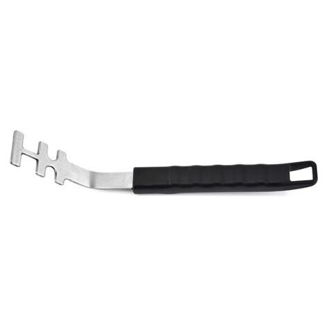 Palanca para parrilla, cabezal de acero inoxidable, módulo culinario para levantar fácilmente parrillas calientes y sucias, 27,5 cm, para todas las parrillas con inserto modular culinario (1/5)