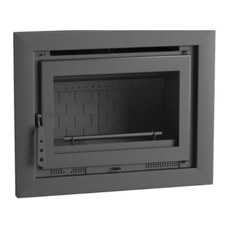 Insertable de Leña de 70 cm con Turbinas FM Modelo IT-170 Interior en Fundicion