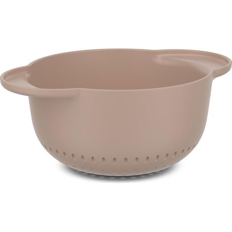 Passoire Chef it - Évacuation facile - Base antidérapante pour plus de stabilité - Passe au lave-vaisselle - Cuisine accessoires - 1500 ml - Chalk (1/5)