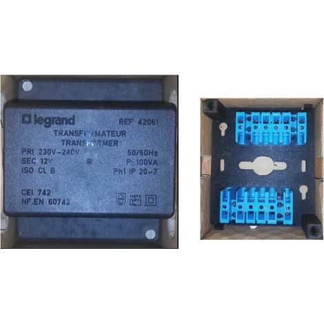 Legrand 042061 Spot-Transformator 100VA 230/12V