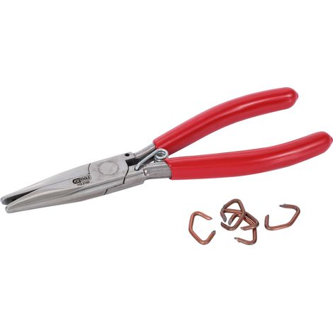 KS Tools - Pince à capitonner les sièges, avec agrafes - 118.0160 (1/4)
