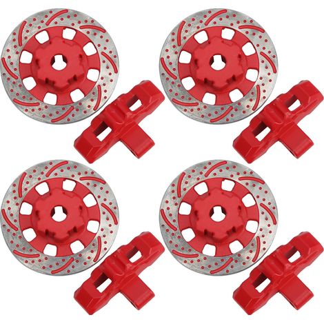 Étrier de disque de frein à moyeu hexagonal pour voiture RC Traxxas UDR 1/7 (rouge) (1/5)