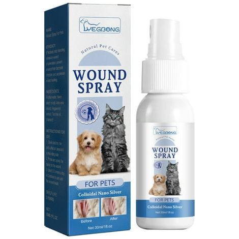 Pet Wound Spray Itch Relief Hot Spot Treatment Wound And Skin Care For Dog (1/4)