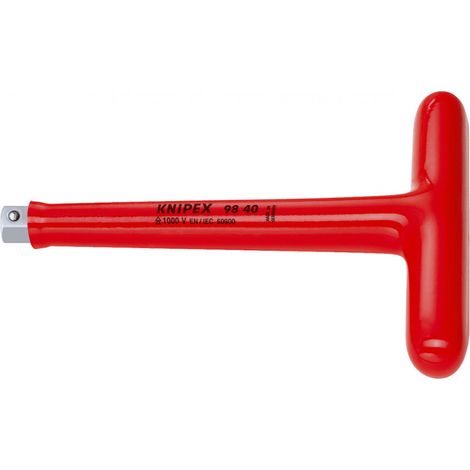 Poignées transversales en T, avec carré mâle 3/8" ou 1/2" Knipex (1/2)
