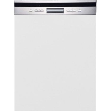 Façade pour lave-vaisselle semi intrégable Lovia Blanc Mat L 45 cm (1/4)