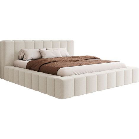 Lit Hesperia 125, Kronos 38, Double, 160x200, Tissu, Disponible, 196x239x82cm (1/5)
