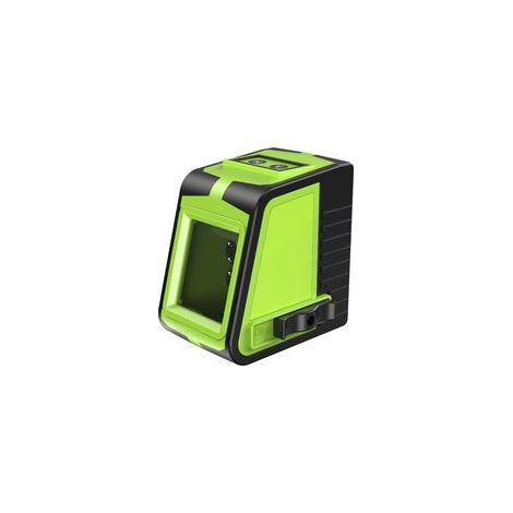 Niveau laser vert, équerre optique lignes croix/horizontale/verticale, IP54, étui rigide –