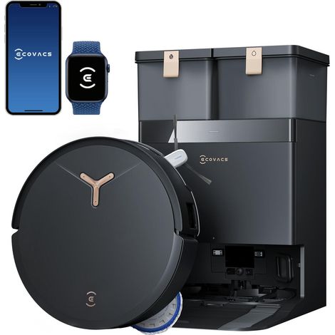 Ecovacs DEEBOT T50 Max Pro Omni robot aspirante nero