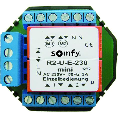Relais isolant Somfy tr2-u-e-230 mini compact 230